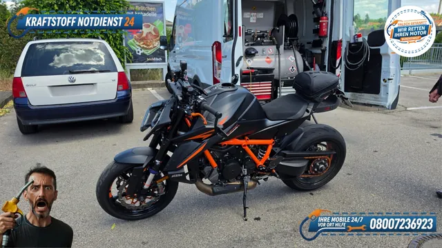 Einsatzbild: KTM Duke in Ansbach am 07.06.2026